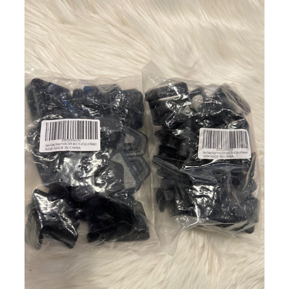 Closet Space Saving Hanger Hooks Two 18 Pack Heavy Duty Cascade Clothes